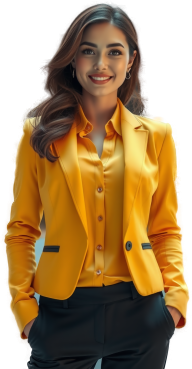 Property professional in business attire